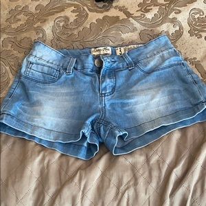 Denim shorts